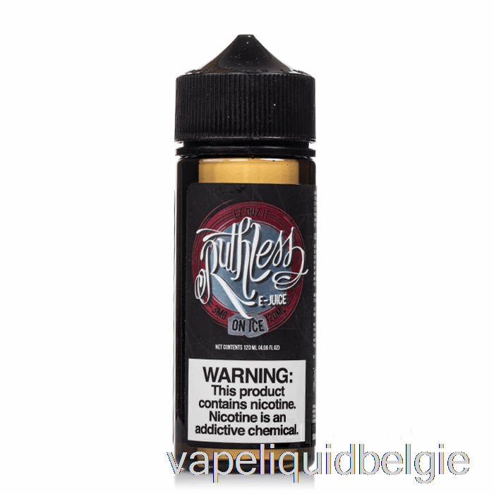 Vape Smaken Ez Duz It Op Ijs - Meedogenloze Damp - 120ml 3mg